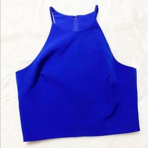 NWT Badgley Mischa Belle Crepe "Nora" Crop Top